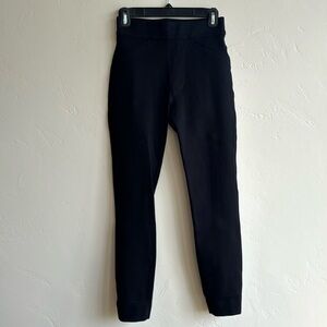 NWOT Spanx black stretch ponte slim pants XS